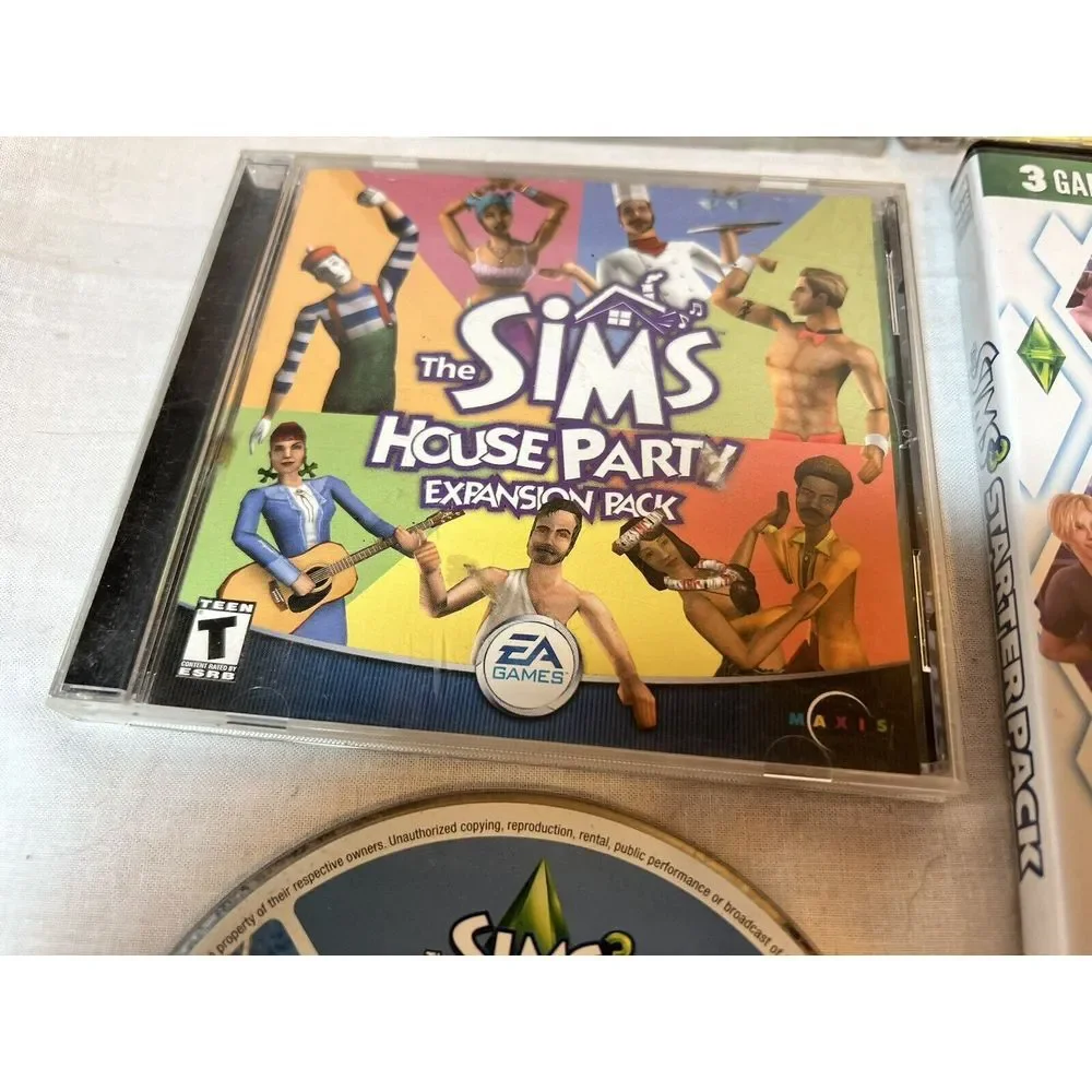 Sims PC Game Lot Of 10.Sims 3, Sims 4, Sims Online And‎ Several Expansion Packs